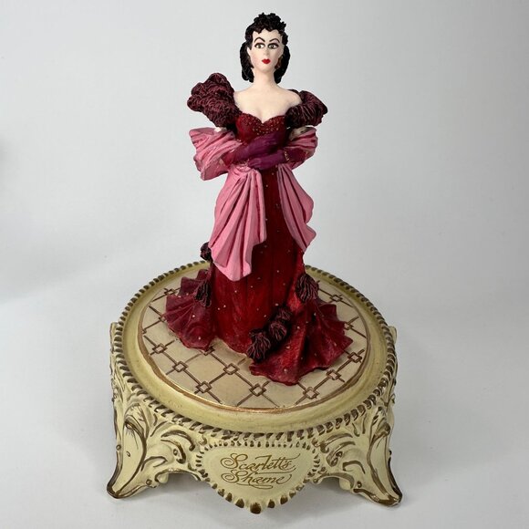 Scarlett's Shame 1993 Gone With The Wind Limited Edition #A7042 VTG Glass Dome - Picture 6 of 15